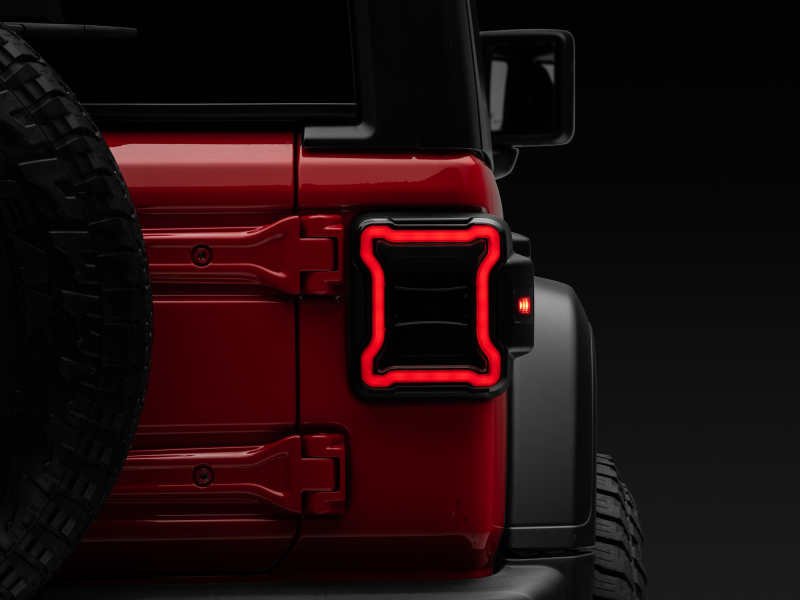 Raxiom 18-22 Jeep Wrangler JL LED Tail Lights- Black Housing (Smoked Lens) - Image 10