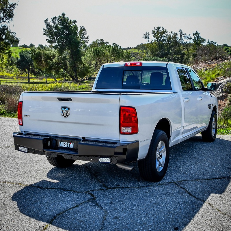 Westin 09-18 Ram 1500 HDX Bandit Rear Bumper - Black - Image 9