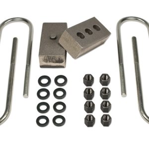 Tuff Country 03-23 Dodge Ram 3500 4wd (w/4in Rear axle) 2in Rear Block & U-Bolt Kit