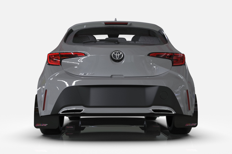 Rally Armor 19-22 Hyundai Veloster N Black Mud Flap BCE Logo - Image 5