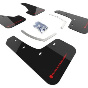 Rally Armor 18-26 Subaru Ascent Black UR Mud Flap w/Red Logo