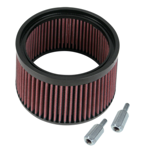 S&S Cycle 1in Taller Pleated Stealth Air Filter Kit