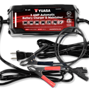 Yuasa 3 Amp Charger & Maintainer - 12V