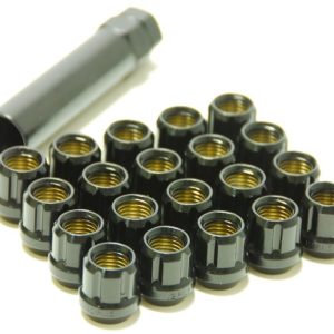 Wheel Mate Muteki Open End Lug Nuts - Deep Black 12x1.25