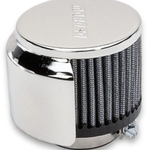 Moroso Filtered Valve Cover Breather - Clamp-On - Half Hood - 1-3/8in ID