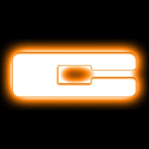 ORACLE Lighting Universal Illuminated LED Letter Badges - Matte Wht Surface Finish - C