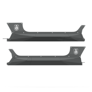 Road Armor 2018+ Jeep Wrangler JL 2-Door Stealth Rocker Guards - Tex Blk