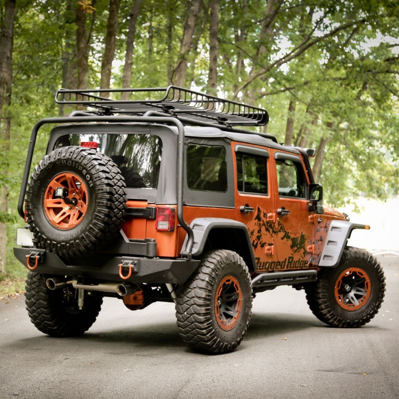 Rugged Ridge Hurricane Fender Flare Kit EU Textured 07-18 Jeep Wrangler JK - Image 5