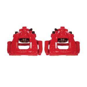 Power Stop 02-06 Mini Cooper Front Red Calipers w/Brackets - Pair