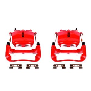 Power Stop 05-08 Ford F-150 Front Red Calipers w/Brackets - Pair