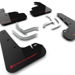 Rally Armor 24-26 Subaru Impreza Black UR Mud Flap w/ Red Logo