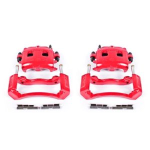 Power Stop 02-05 Dodge Ram 1500 Front Red Calipers w/Brackets - Pair