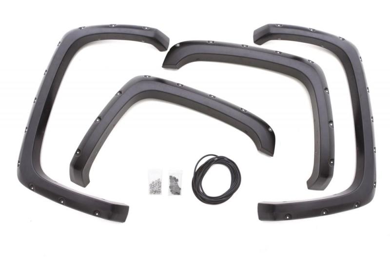 Lund 99-07 Chevy Silverado 1500 RX-Rivet Style Textured Elite Series Fender Flares - Black (4 Pc.) - Image 9