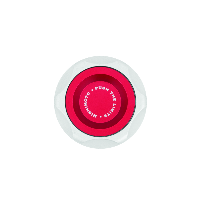 Mishimoto Mitsubishi Oil Filler Cap - Red - Image 5