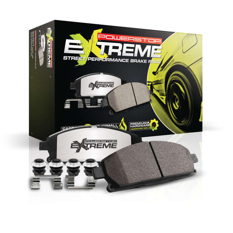 Power Stop 73-75 Buick Apollo Front or Rear Z26 Extreme Street Brake Pads w/Hardware - Image 9