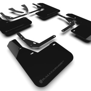 Rally Armor 24-25 Hyundai Kona/Kona EV Black UR Mud Flap w/Grey Logo
