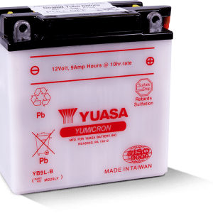 Yuasa YB9L-B Yumicron 12-Volt Battery