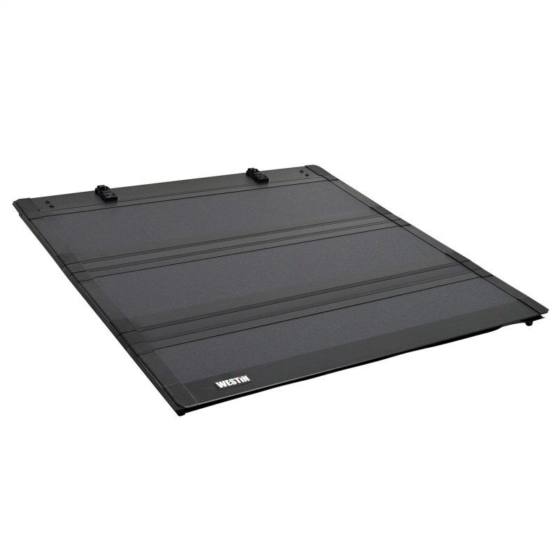 Westin 19-26 Chevrolet/GMC Silverado/Sierra 5ft. 8in. Bed Hard Tri-Fold Tonneau Cover - Black - Image 2