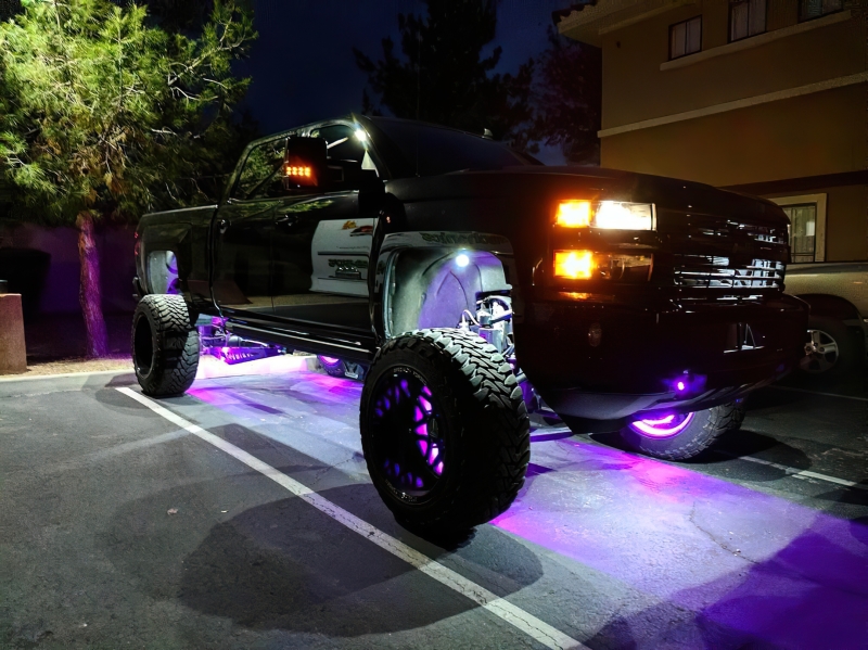 Oracle LED Illuminated Wheel Rings - ColorSHIFT Dynamic - ColorSHIFT - Dynamic - Image 9
