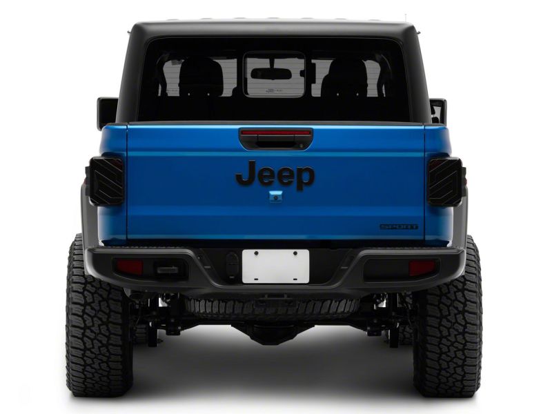 Raxiom 20-23 Jeep Gladiator JT Axial Series LED Tail Lights- Blk Housing (Smoked Lens) - Image 9