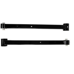 UMI 78-96 GM B-Body Boxed Extended Length Lower Control Arms w/Poly Bushings - Black