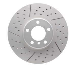 R1 17-20 BMW 440i Front R1 Carbon Alloy GeoMET Dimpled & Slotted Rotor