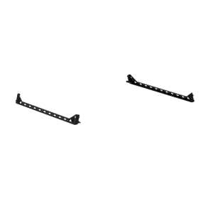 Road Armor TRECK Dual Lower 5-1/2-6ft Bed Accessory Rail Mounts - Tex Blk (Pair)
