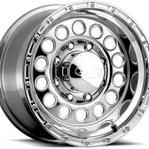 Raceline 887 Rock Crusher 15x8in / 5x114.3 BP / -32mm Offset / 83.82mm Bore - Polished Wheel
