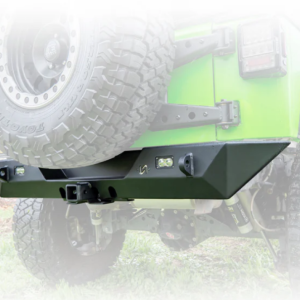 Turn Offroad 2007-2018 Jeep JK Rear Bumper with Hitch and Lights