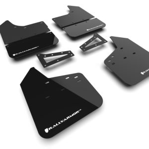 Rally Armor 23-25 Chevy Colorado ZR2 Black Mud Flap - White Logo