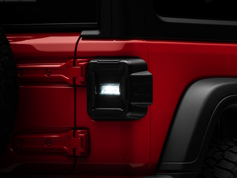 Raxiom 18-22 Jeep Wrangler JL LED Tail Lights- Black Housing (Smoked Lens) - Image 8