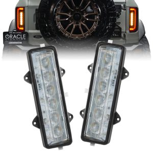 Oracle Lighting 21-23 Ford Bronco Dual Function Reverse LED Flush Taillight - Amber/Wht