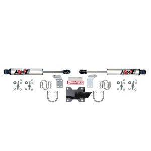 Skyjacker 07-18 jeep Wrangler JK ADX 2.0 Dual Stabilizer Kit w/ CNC Machined Polished Alum.