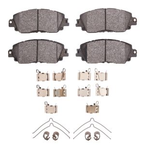 R1 2018-2025 Lexus ES250 Front R1 Ceramic Pads & Hardware Kit