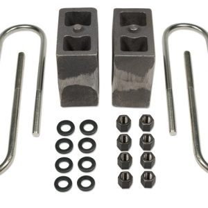 Tuff Country 99-16 Ford F-250 4wd (w/Factory Overloads) 5.5in Rear Block & U-Bolt Kit Non-Tapered