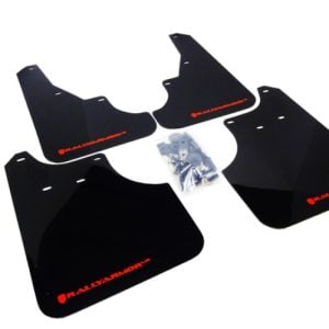 Rally Armor 09-13 Subaru Forester Black UR Mud Flap w/ Red Logo