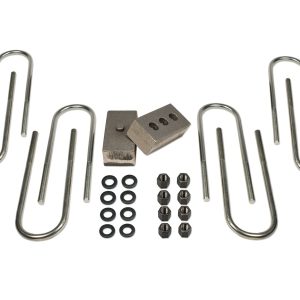 Tuff Country 03-13 Ram 2500 / 03-22 3500 4wd (w/3.5 or 4in Rear axle) 2in Rear Block & U-Bolt Kit