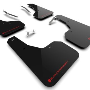 Rally Armor 22-24 Subaru Forester & Wilderness Black UR Mud Flap w/Red Logo