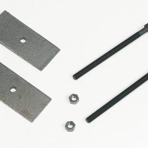 Tuff Country 2 Degree Axle Shims 3in Wide w/ 3/8in Center Pins Pair