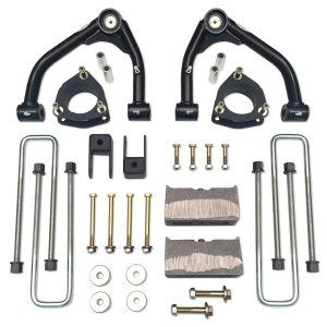 Tuff Country 14-18 Silverado 15 4wd 4in Uni-Ball Lift Kt (Alum/Stmp 2 Pc Stl Up Cntrl Arm No Shocks)