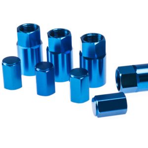 Wheel Mate Aluminum TPMS Valve Stem Cover - Blue Anodize