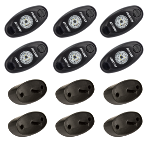 Rigid Industries Rock Light Kit- Amber (6 lights)