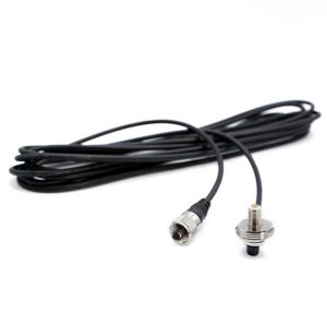Rugged Radios 17 Ft Antenna Coax Cable with 3/8 NMO (TM) Thick Mount