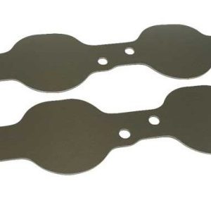 Moroso Chevy LS Exhaust Block Off Storage Plate - Pair