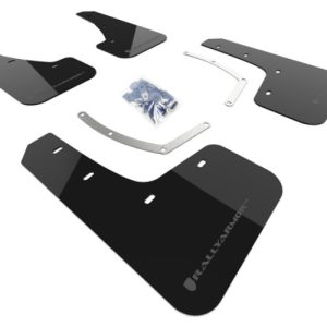 Rally Armor 18-26 Subaru Ascent Black UR Mud Flap w/Grey Logo