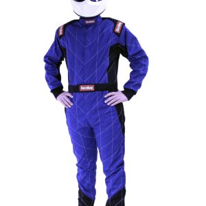RaceQuip Blue Chevron-1 Suit - SFI-1 XL