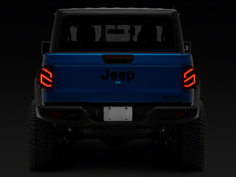 Raxiom 20-23 Jeep Gladiator JT Axial Series LED Tail Lights- Blk Housing (Smoked Lens) - Image 8