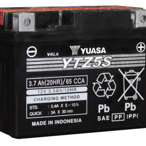 Yuasa YTZ5S-BS Maintenance Free AGM 12-Volt Battery w/Bottle