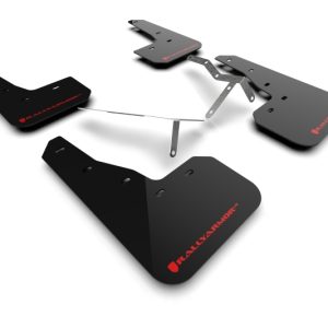Rally Armor 22-26 Honda Civic/Civic Si/Sport Black UR Mud Flap w/Red Logo
