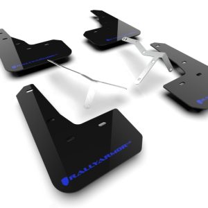 Rally Armor 23-25 Acura Integra A-Spec Black UR Mud Flap W/Blue Logo (No Drilling Req.)